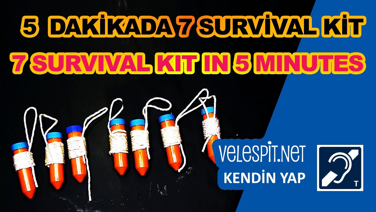 7 Survival Kit в течение 5 минут | DIY проекты | Простые наборы выживания