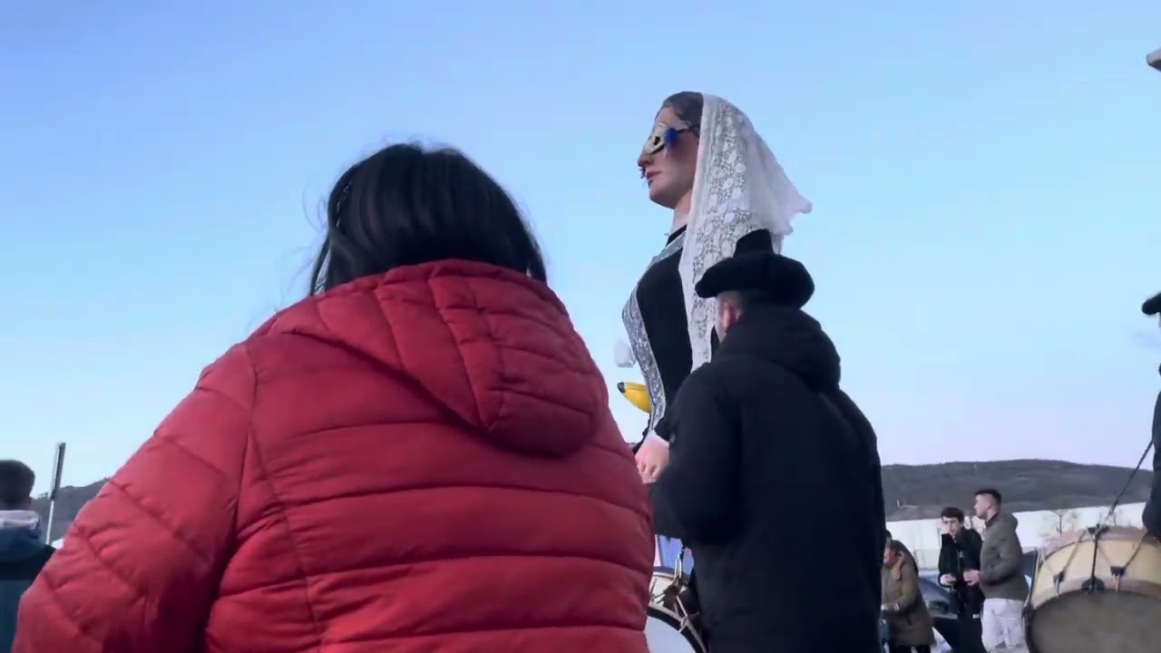 Gigantes de Buztintxuri en carnaval
