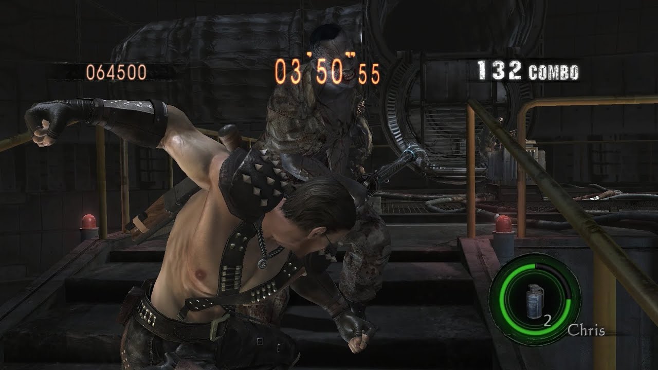 Resident Evil 5 Mercenaries Reunion - Solo - Experimental Facility - 671,355 (Chris Warrior)