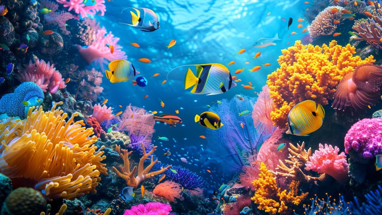 Undersea Footage in 8K UHD 🌊🐠 – Stunning Marine Life & Calm Underwater Scenes for Relaxation