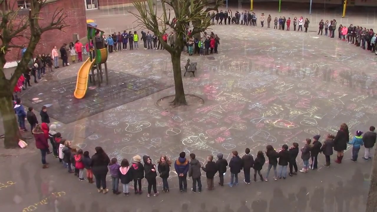 Hommage aux victimes de Bruxelles