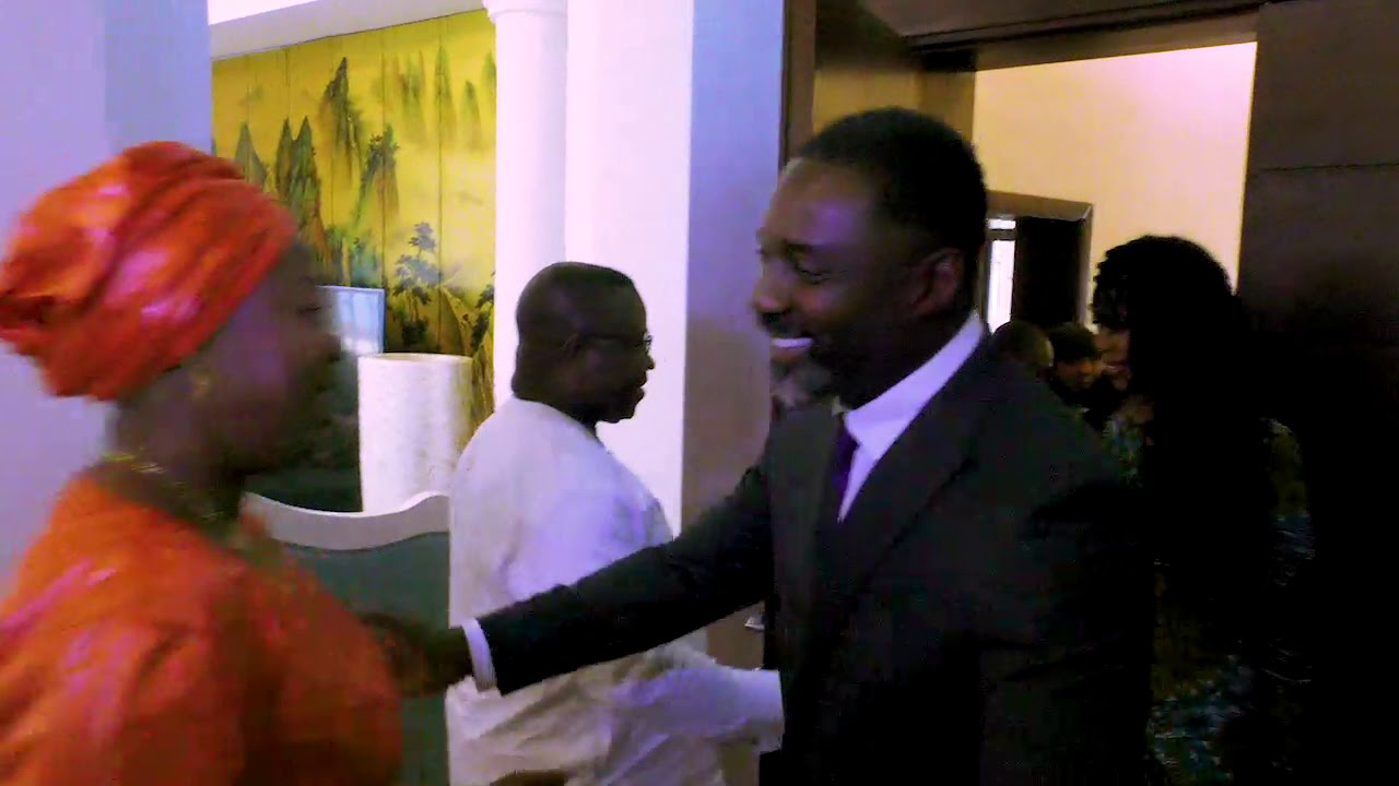 The Republic of Sierra Leone President Julius Maada Bio with Idriss Elba ( 2019 ) 🇸🇱