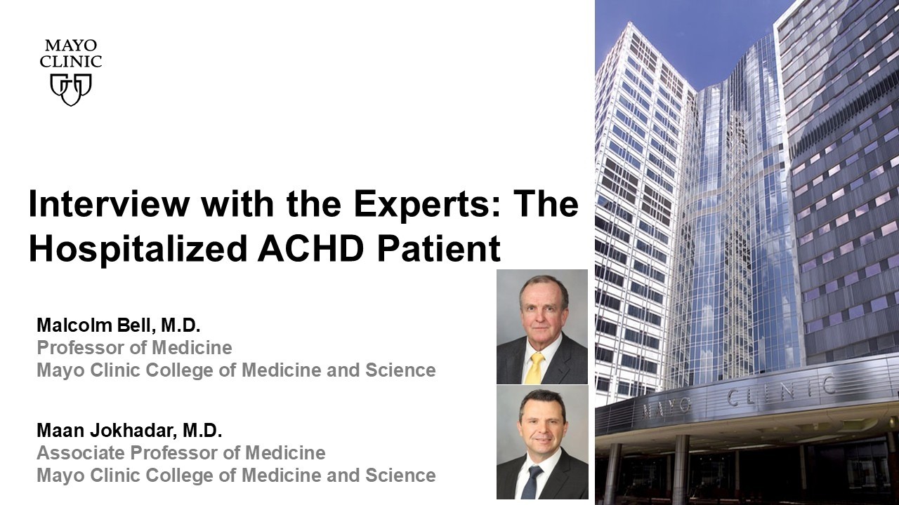 The Hospitalized ACHD Patient