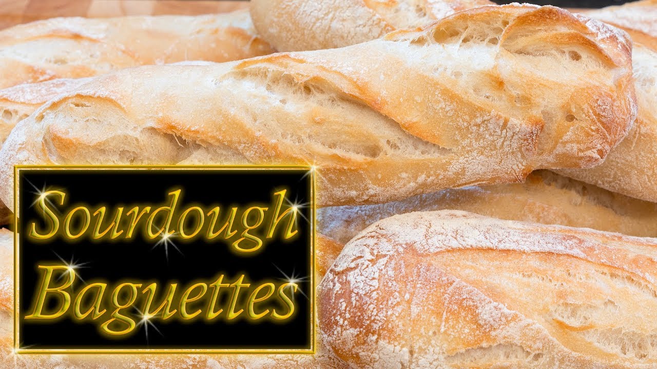 Sourdough Baguettes:  easy step by step.