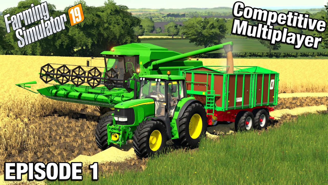 COMPETITIVE MULTIPLAYER Farming Simulator 19 - The Northern Coast with Daggerwin Ep 1