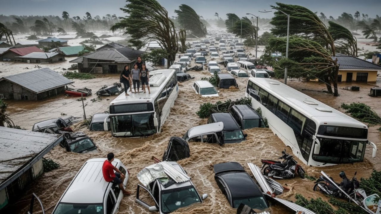 Хаос в Таиланде! Мощные наводнения уничтожили дома и машины в Хатъяе, Сонгкхла! Люди оказались в ...