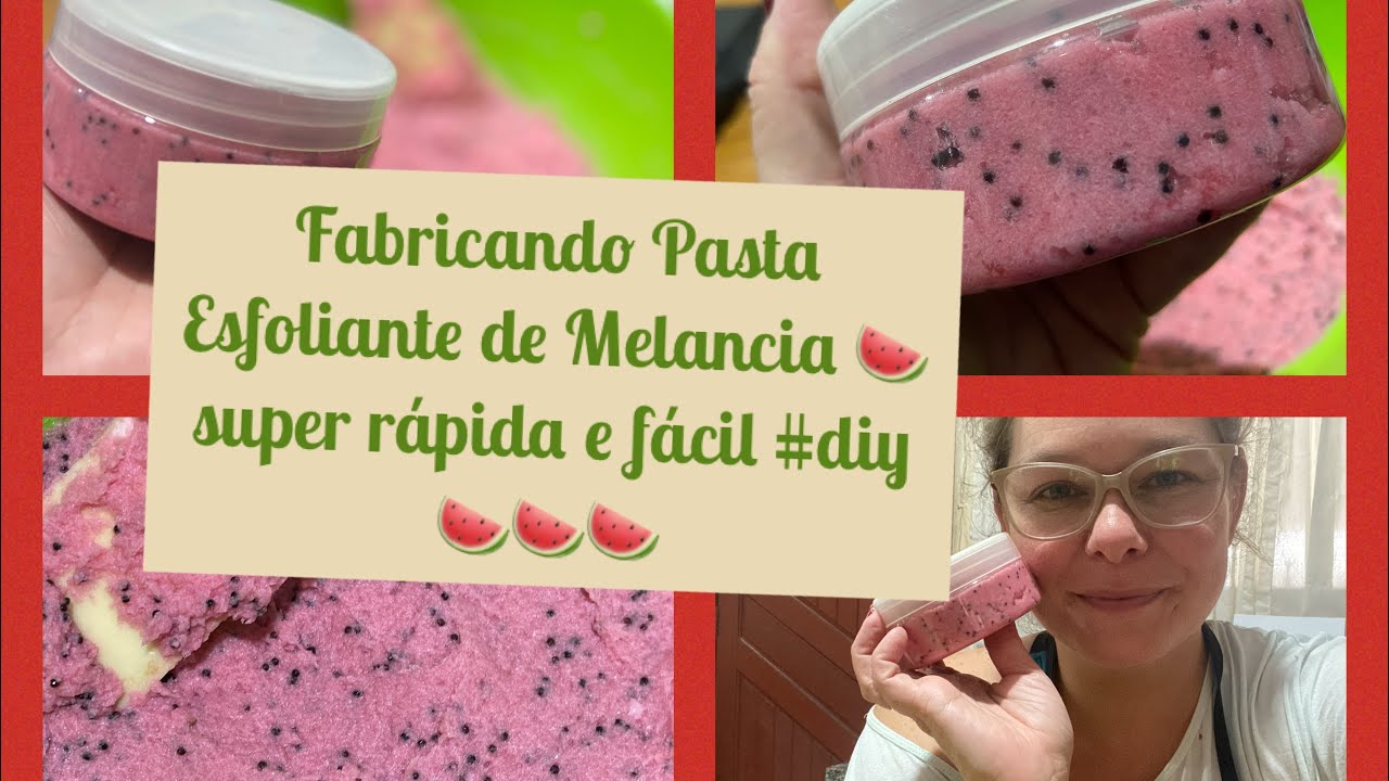 Fabricando Pasta Esfoliante para corpo e rosto com propriedades hidratantes #diy #esfoliante #pele