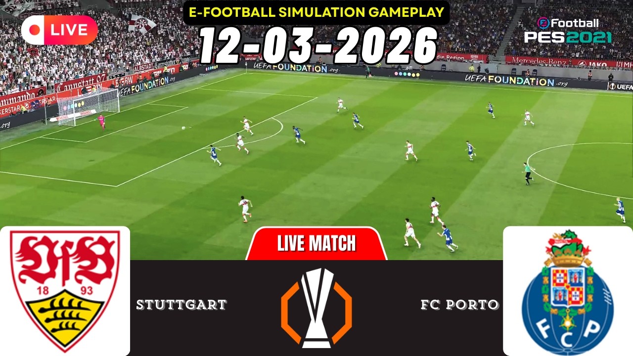 [LIVE] VfB Stuttgart vs FC Porto Europa League 25/26 Full Match - Video Game Simulation