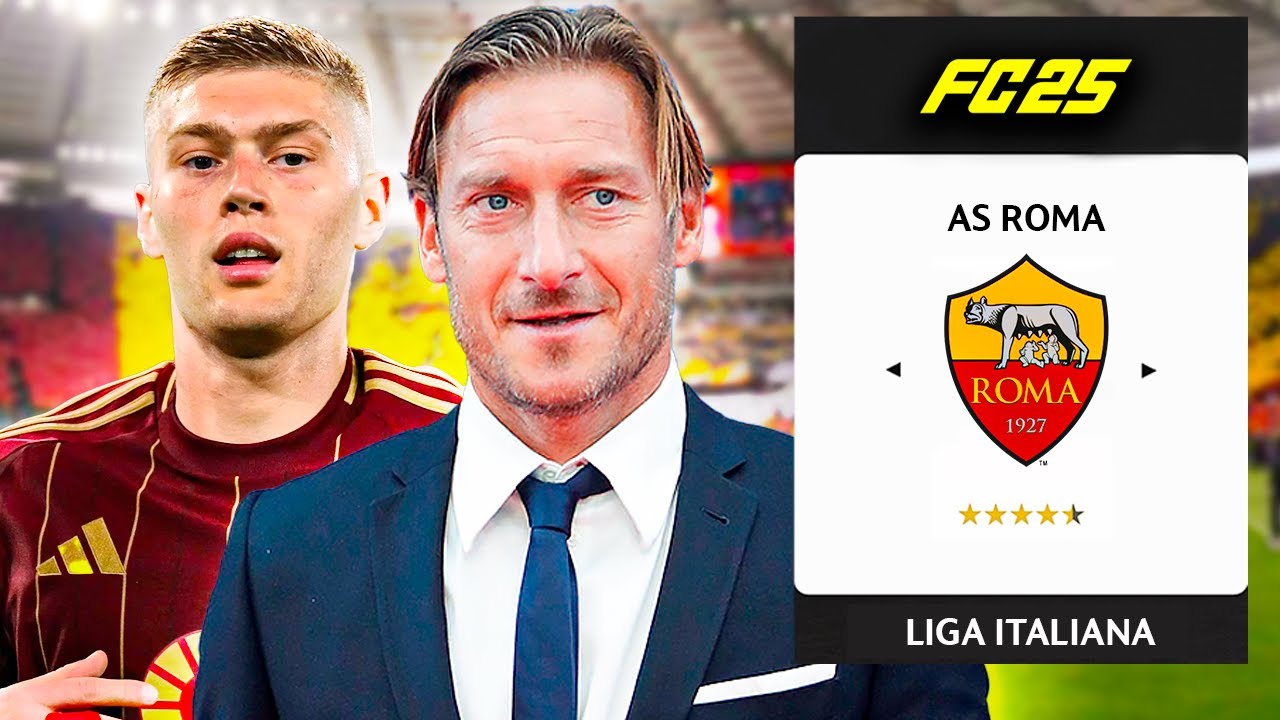 FRANCESCO TOTTI RECONSTRUYE a la ROMA en FC25