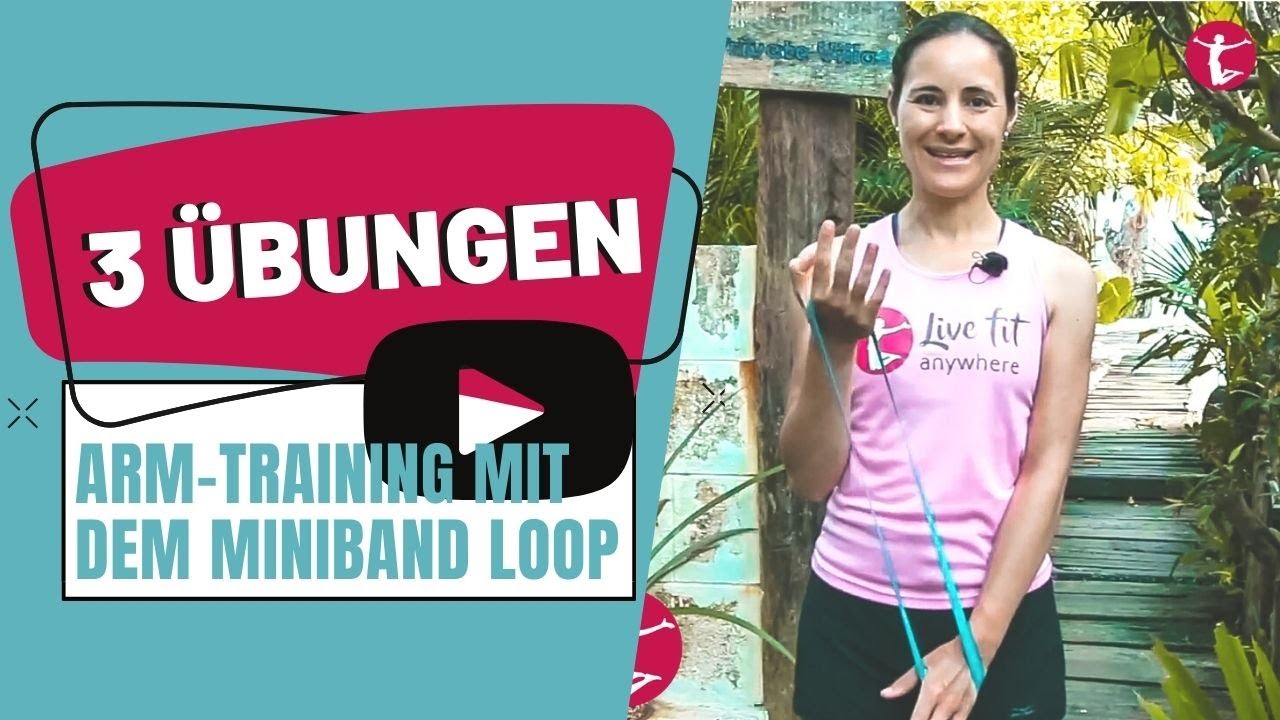 Theraband Loop 3 Übungen für die Arme | Armtraining mit dem Miniband