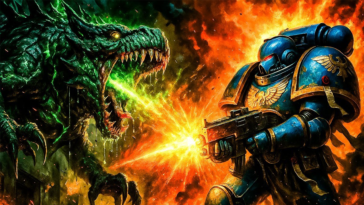 What If SCP-682 Arrived In Warhammer 40K?