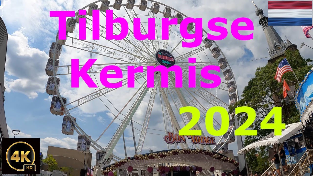 TILBURGSE 🎡KERMIS (NL) 🇳🇱🩵 2024  4K