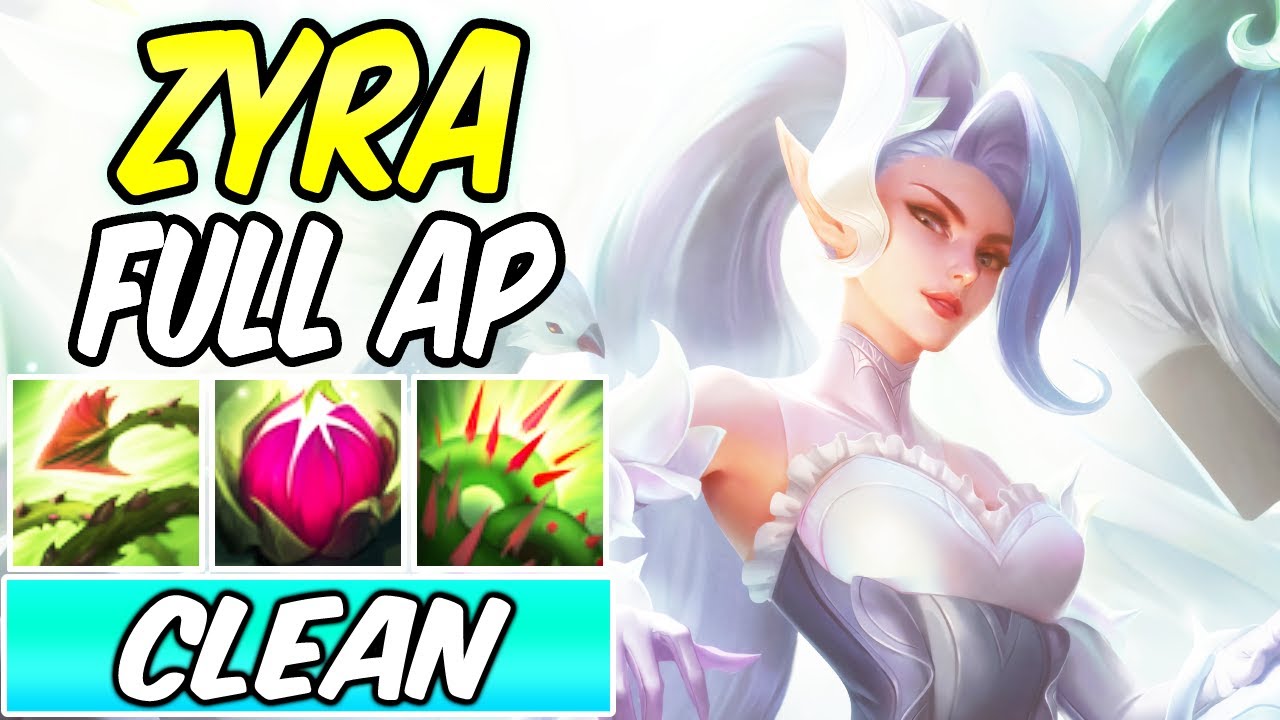 *NEW AMAZING ZYRA BUFF 61k DMG* New Build & Runes S11 | Crystal Rose Zyra Mid S+ | League of Legends