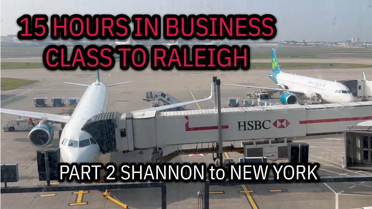 Shannon to New York | Aer Lingus | Aer Space/Business Class | Part 2 of 3