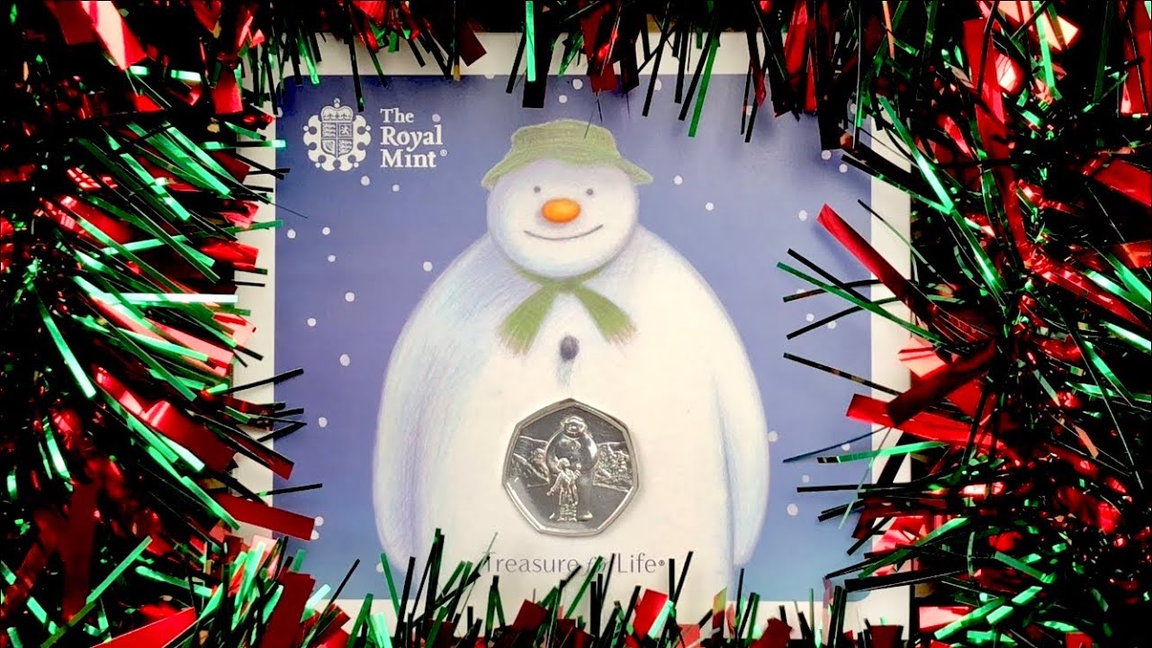 2019 Snowman 50p || Christmas Coin || Brilliant Uncirculated Unboxing Video