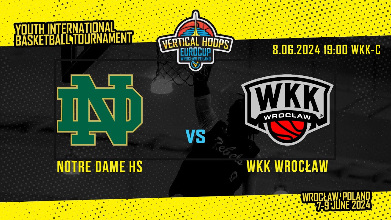 U17: Notre Dame HS - WKK Wrocław, 8.06.2024 19:00
