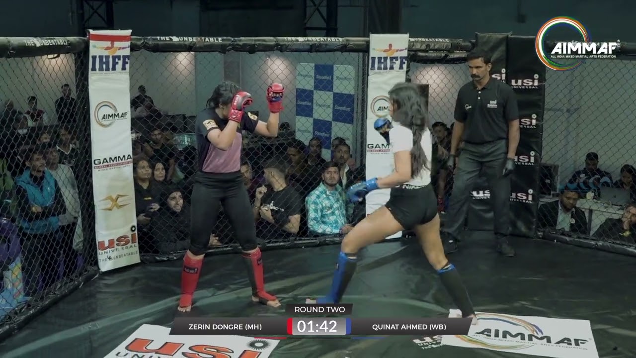 QUINAT AHMED (WEST BENGAL) VS ZERIN DONGRE (MAHARASHTRA) | AIMMAF | IHFF 2022 | MUMBAI