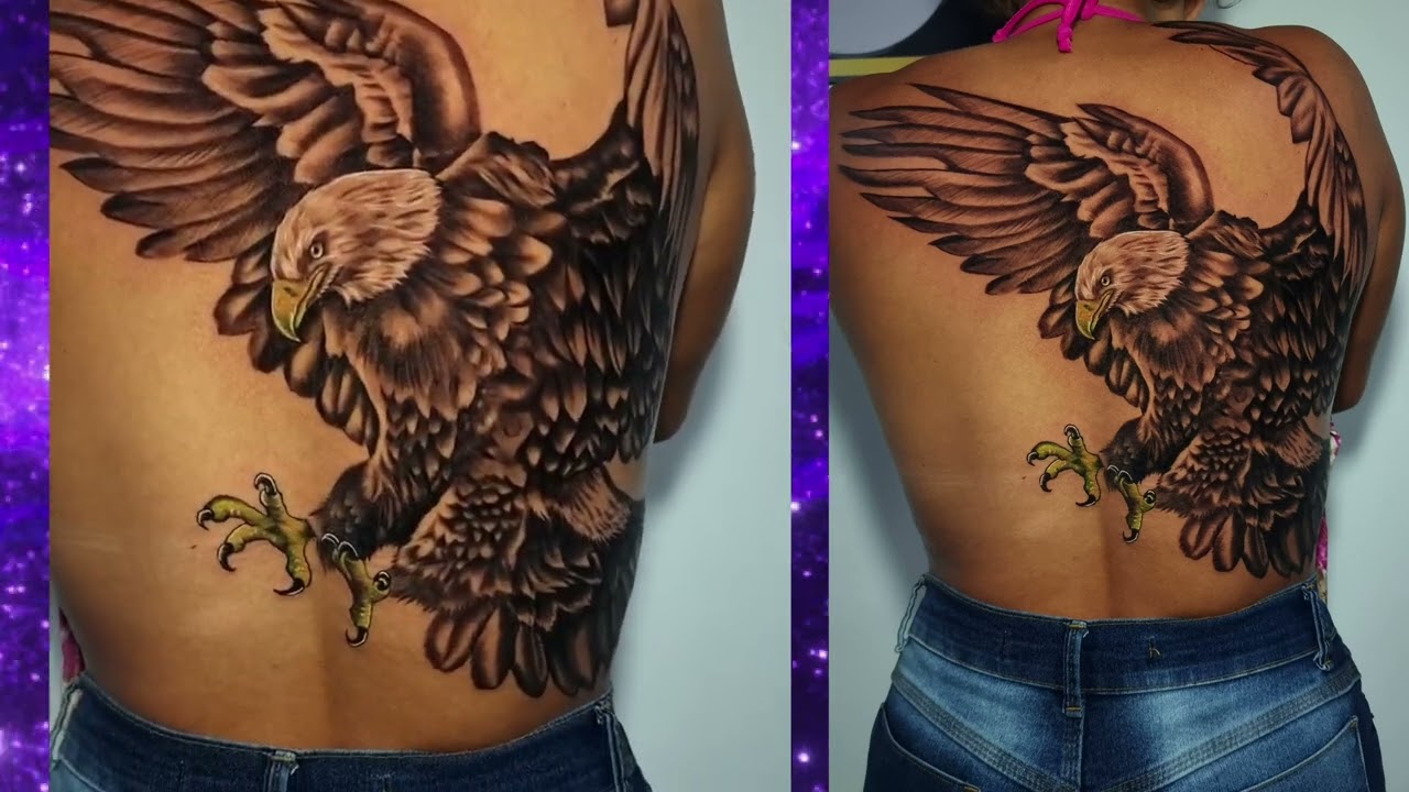 Tattoo Aguia nas costas