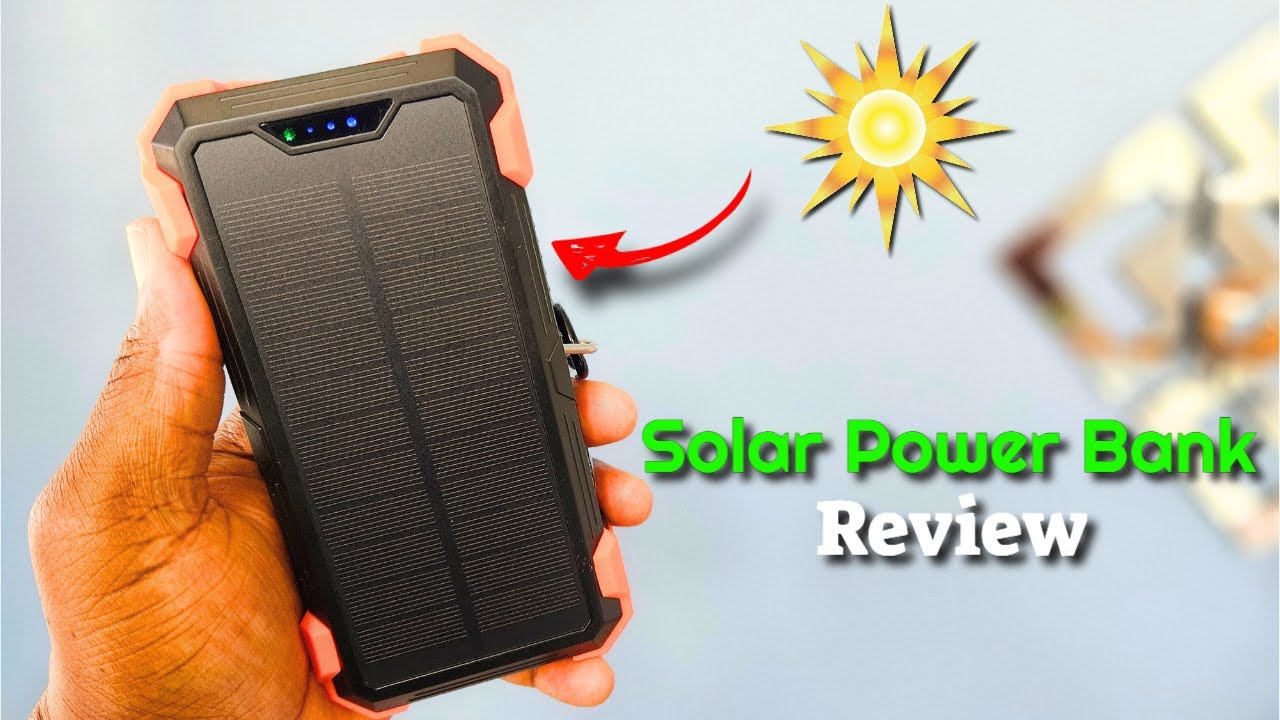 GOODaaa Solar Power Bank Portable Charger 42800mAh: REAL REVIEW
