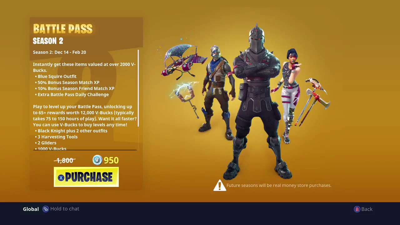 Fortnite: Buying the Season 2 Battle Pass (Old)