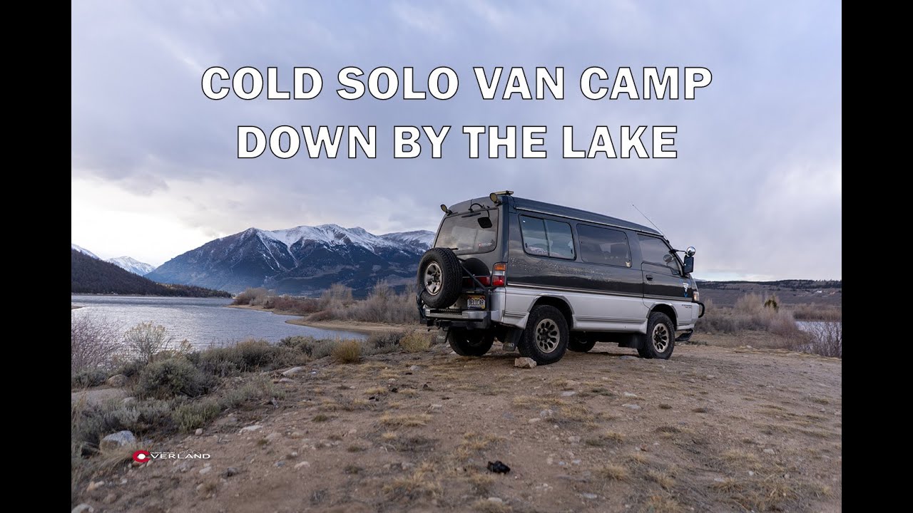 COLD SOLO MITSUBISHI VAN CAMP BY THE LAKE