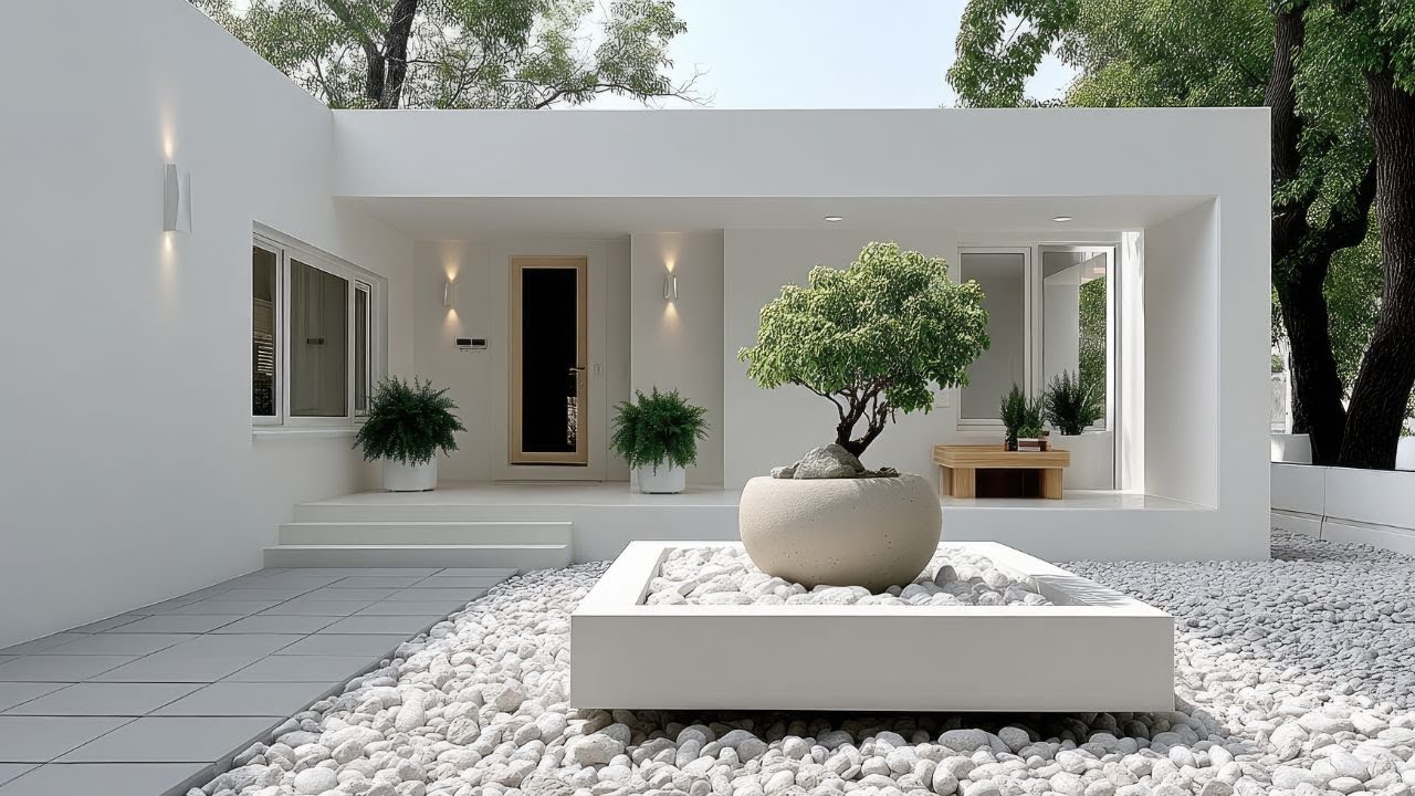 Tranquil Modern Minimalist Home | A Study in Architectural Calm