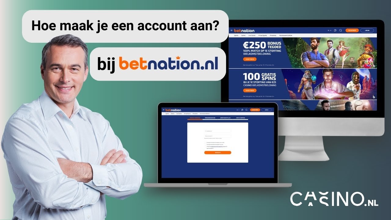 BetNation account aanmaken - door Casino.nl