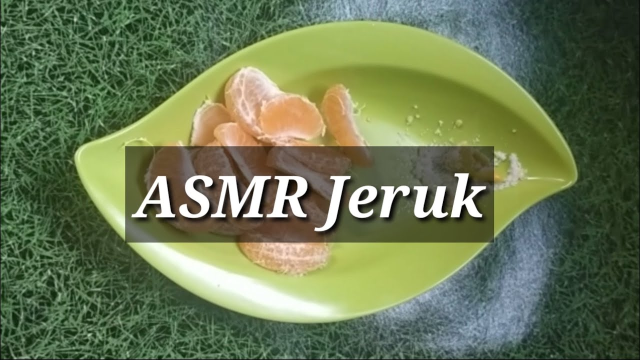 ASMR Buah Jeruk | Rujak Jeruk pake Cabe dan Garam | Makan Buah Jeruk