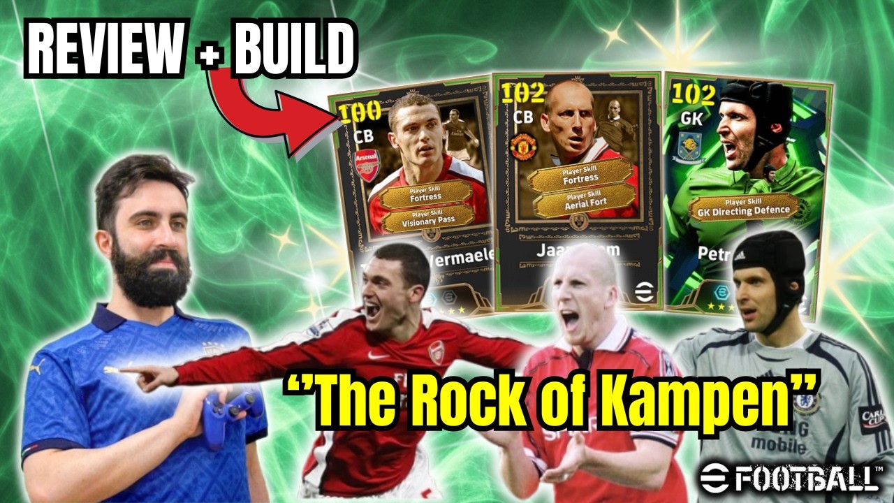 JAAP STAM il DIFENSORE più FORTE⁉️ REVIEW and BUILD STAM, VERMAELEN, CECH - eFootball