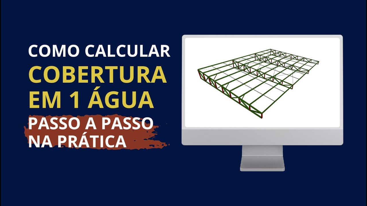 Cálculo de tesoura metálica em 1 água | Como fazer no Cype3D