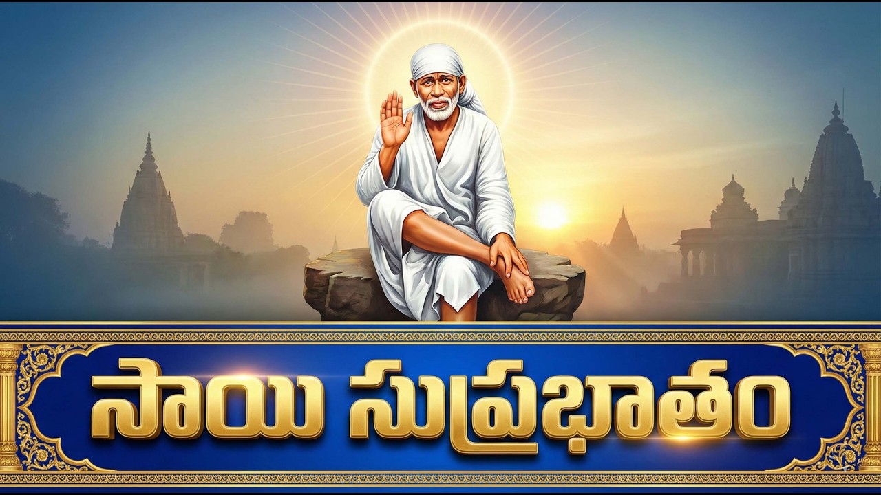 Sai Baba Suprabhatam Telugu | Start Your Day with Blessings | Most Powerful Morning Prayer