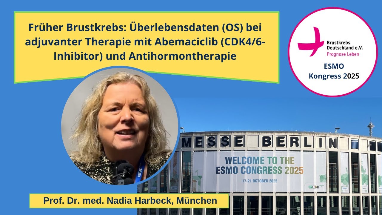 ESMO 2025 | Früher Brustkrebs: Überlebensdaten (OS) bei adjuvanter Therapie