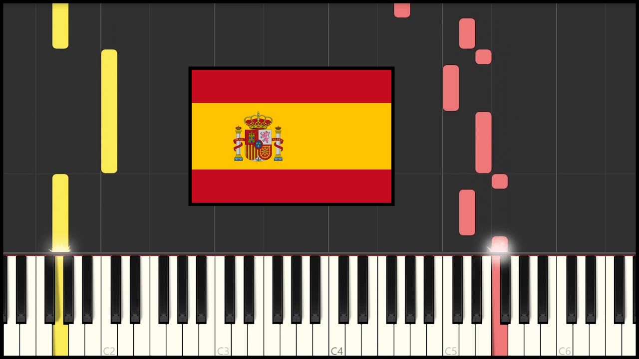 Spain National Anthem - Marcha Real (Piano Tutorial)