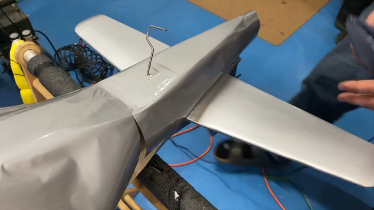 How to Cover RC Plane With Monokote Part 6: Fuselage Bottom