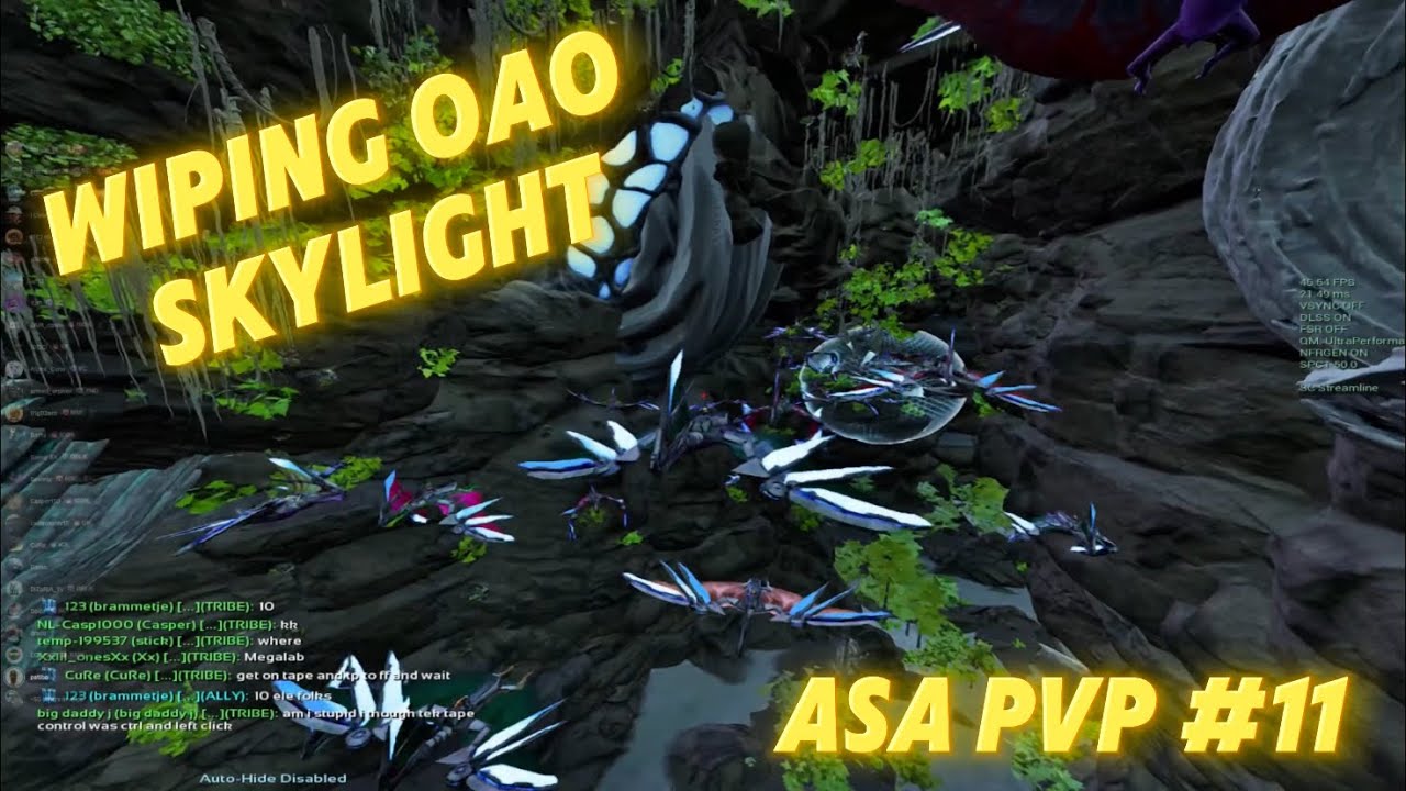 Speed Wiping OaO Skylight | OBLK | Official PvP #11 | Ark ASA