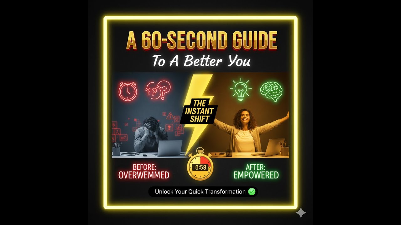 A 60 Second Guide to a Better You