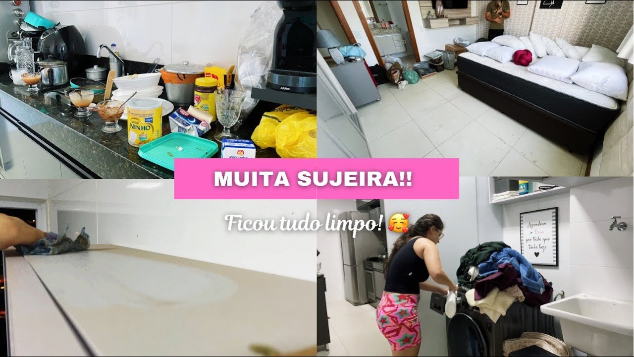 2 DIAS DE FAXINA PESADA NO APÊ | estava muito sujo!