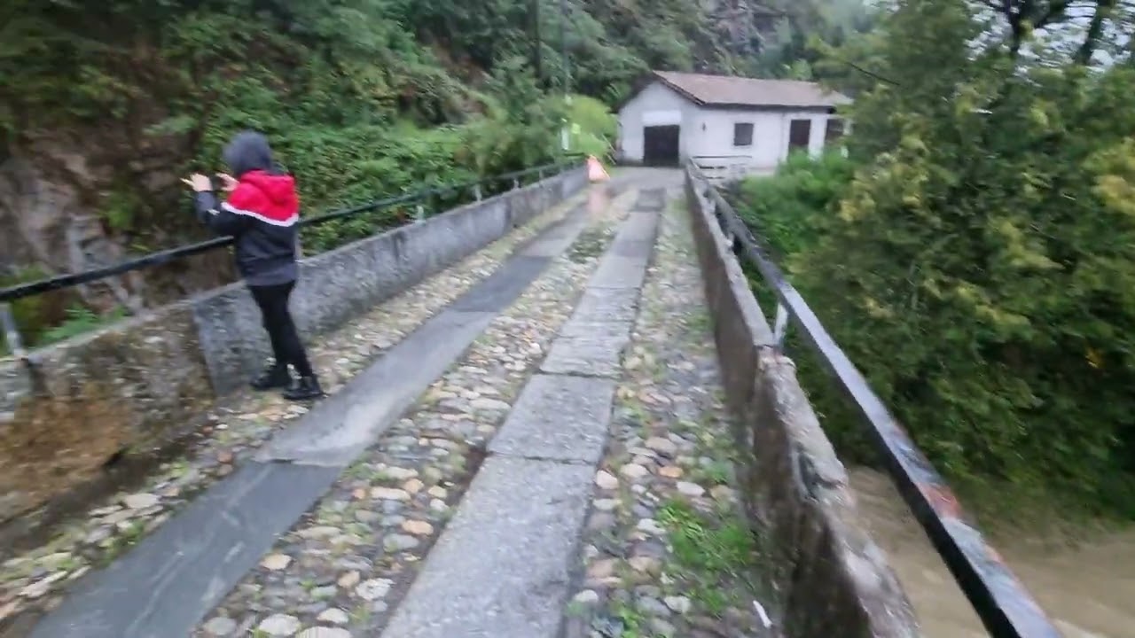 Ticino - Alluvione agosto 2023 -  torrente Orino in piena