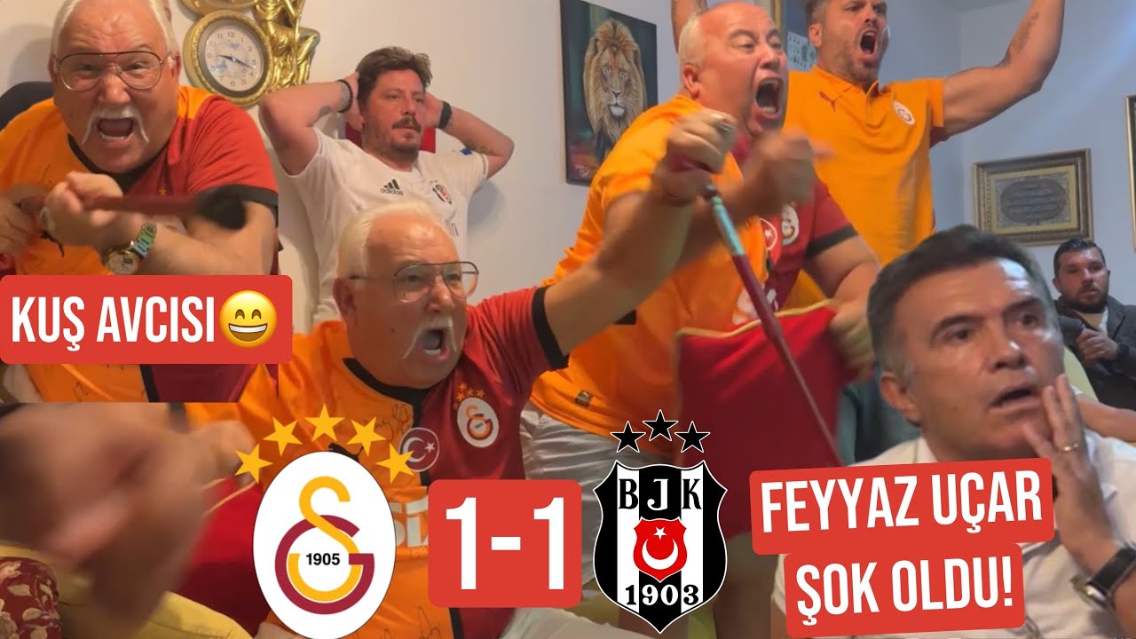 MÜMTAZREİS SEVİNİNCE FEYYAZ UÇAR ÇOK SİNİRLENDİ GALATASARAY 1-1 BEŞİKTAŞ #galatasaray #beşiktaş 