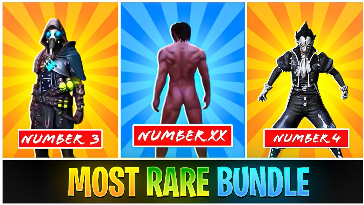 Most Rare Bundle In Free Fire , That Have only 1% In free fire players