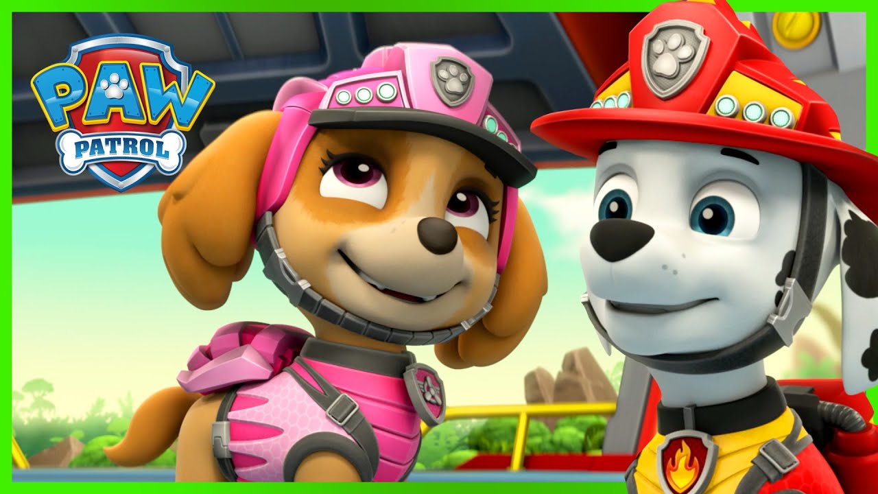 Ponad 1 godzina akcji ratunkowych Skye i Marshalla - Psi Patrol PAW Patrol po polsku