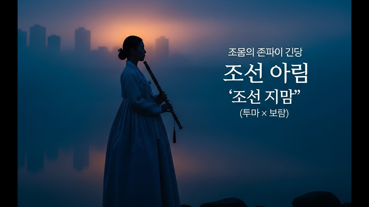 [조선 블루스]잠들지 못한 당신을 위한 '조선 블루스' (대금 x 일렉기타) 🎸🏙️ 시카고 뒷골목과 경성의 새벽이 만났을 때.. 전율 돋는 5분간의 협연
