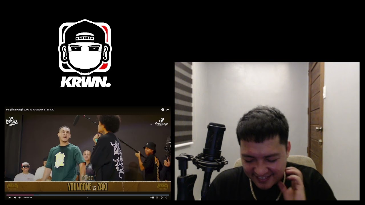 ZAKI VS YOUNG ONE ( GATAS REACTION )