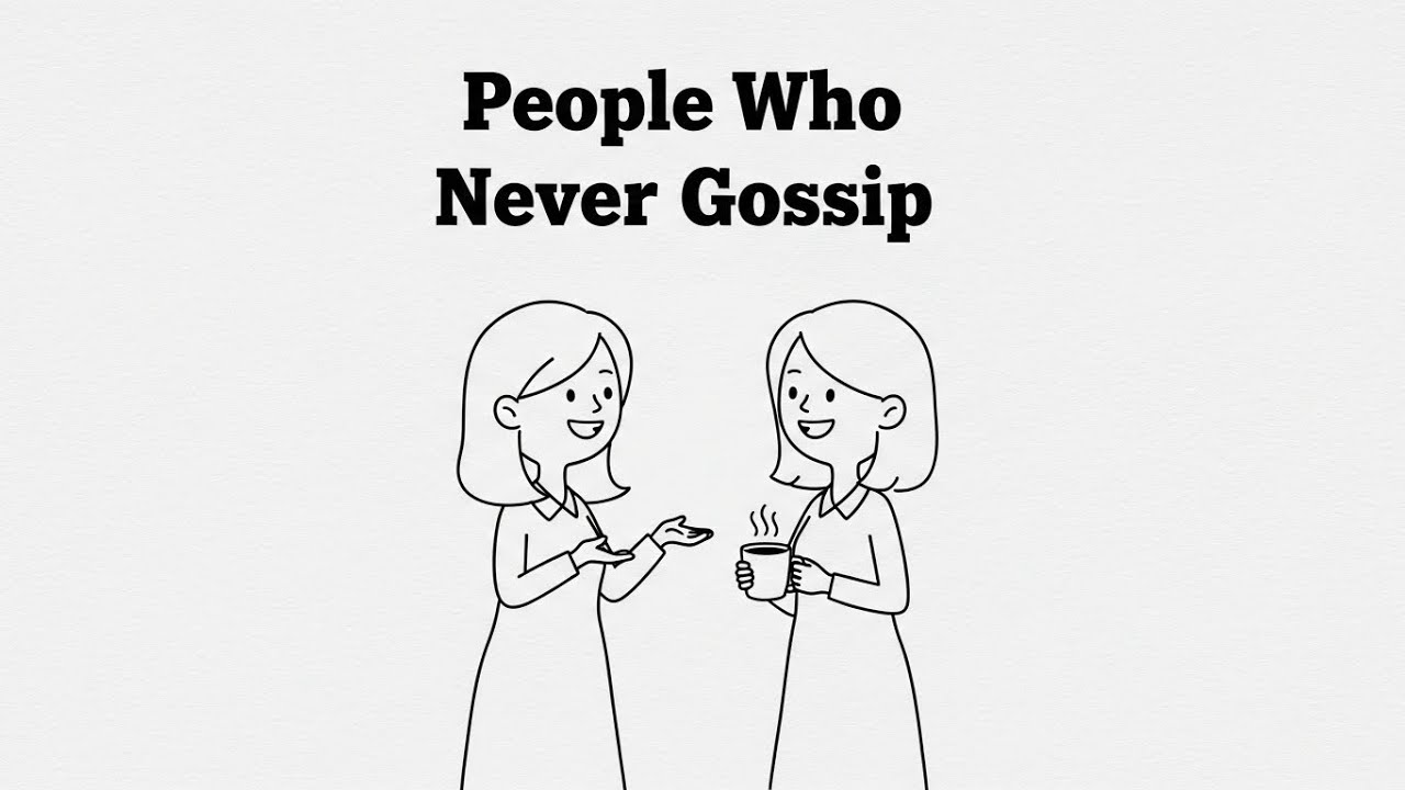 Psychology of People Who Never Gossip 🤍 | Why Silence Is Their Superpower ✨