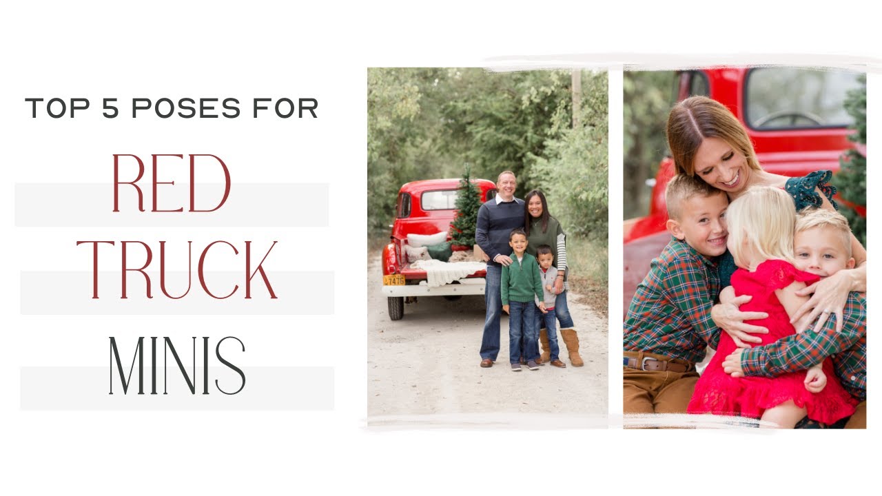 Top 5 Poses to use during Red Truck Mini Sessions
