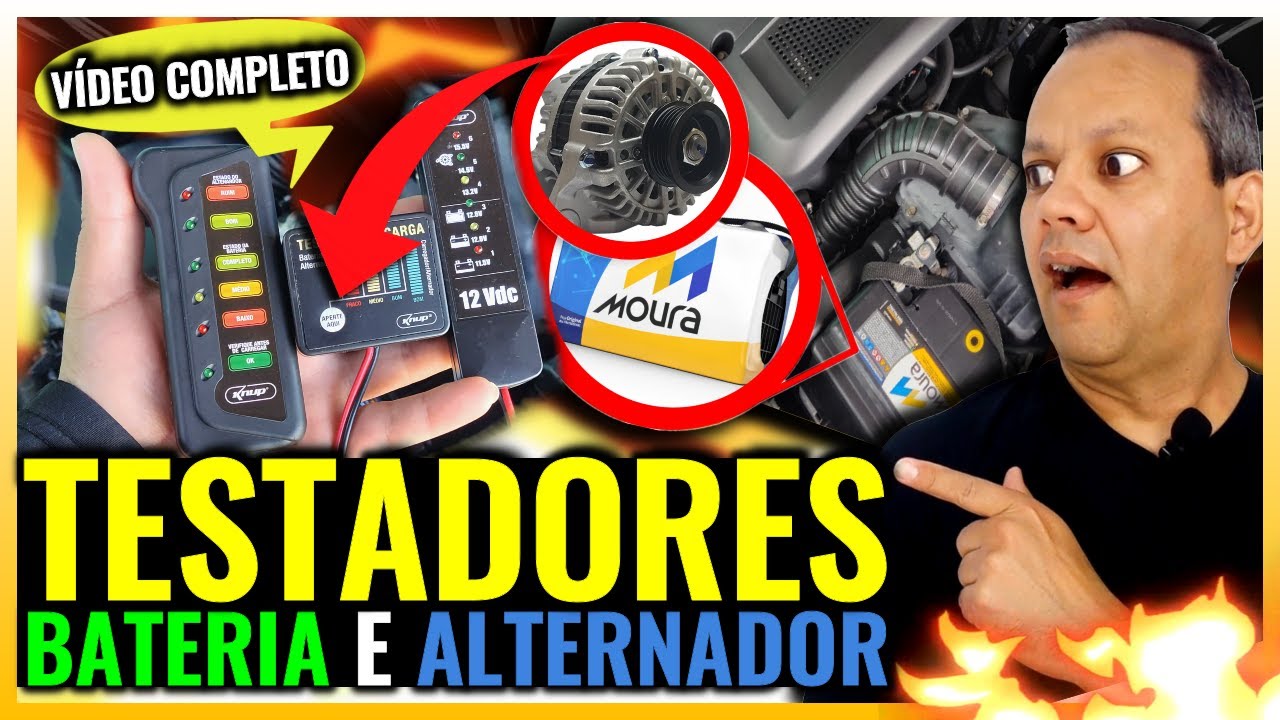Testadores de Bateria e Alternador Funciona? Veja na Pr&aacute;tica!