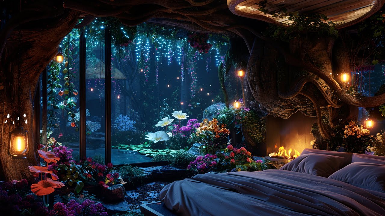 Magic Fairy Cottage Whispers: Relaxing Music in a Enchanted Forest | Fantasy Ambience for Deep Sleep