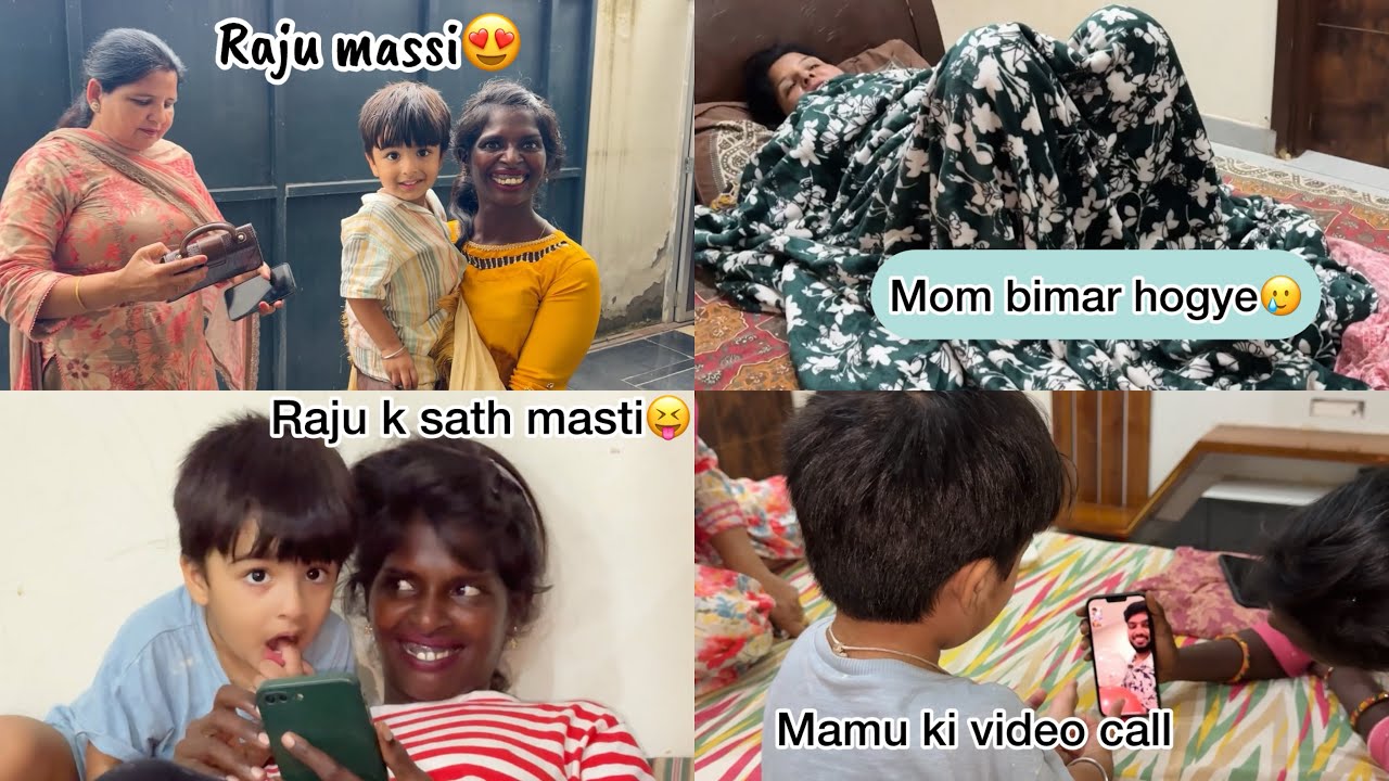 Raju gyi behan ke ghar rabia se milne😍 || Raju Parnaj Vlogs