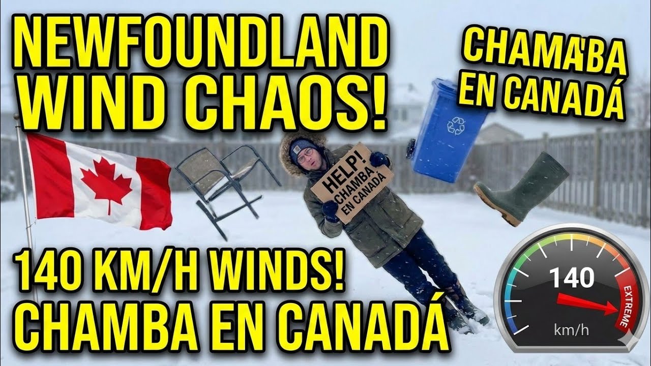 140 KM/hr winds Chamba en Canadá is live!