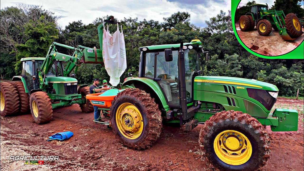 APLICANDO UREIA COM 6135M| safrinha 25🙏🏼🌽🚜!!!